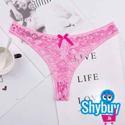 KINKY PINK LACY G-STRING