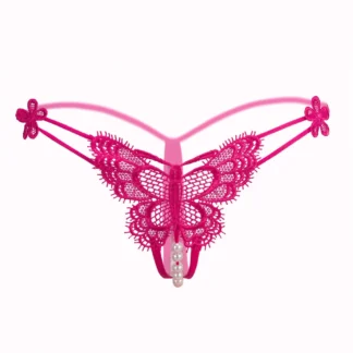 HOT PINK BUTTERFLY G STRING