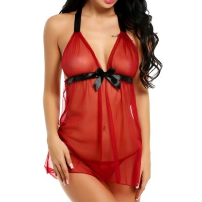 TARA N RED NIGHTDRESS