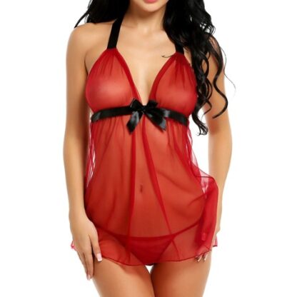 TARA N RED NIGHTDRESS